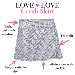 Crush Skirt-Wine O' Clock