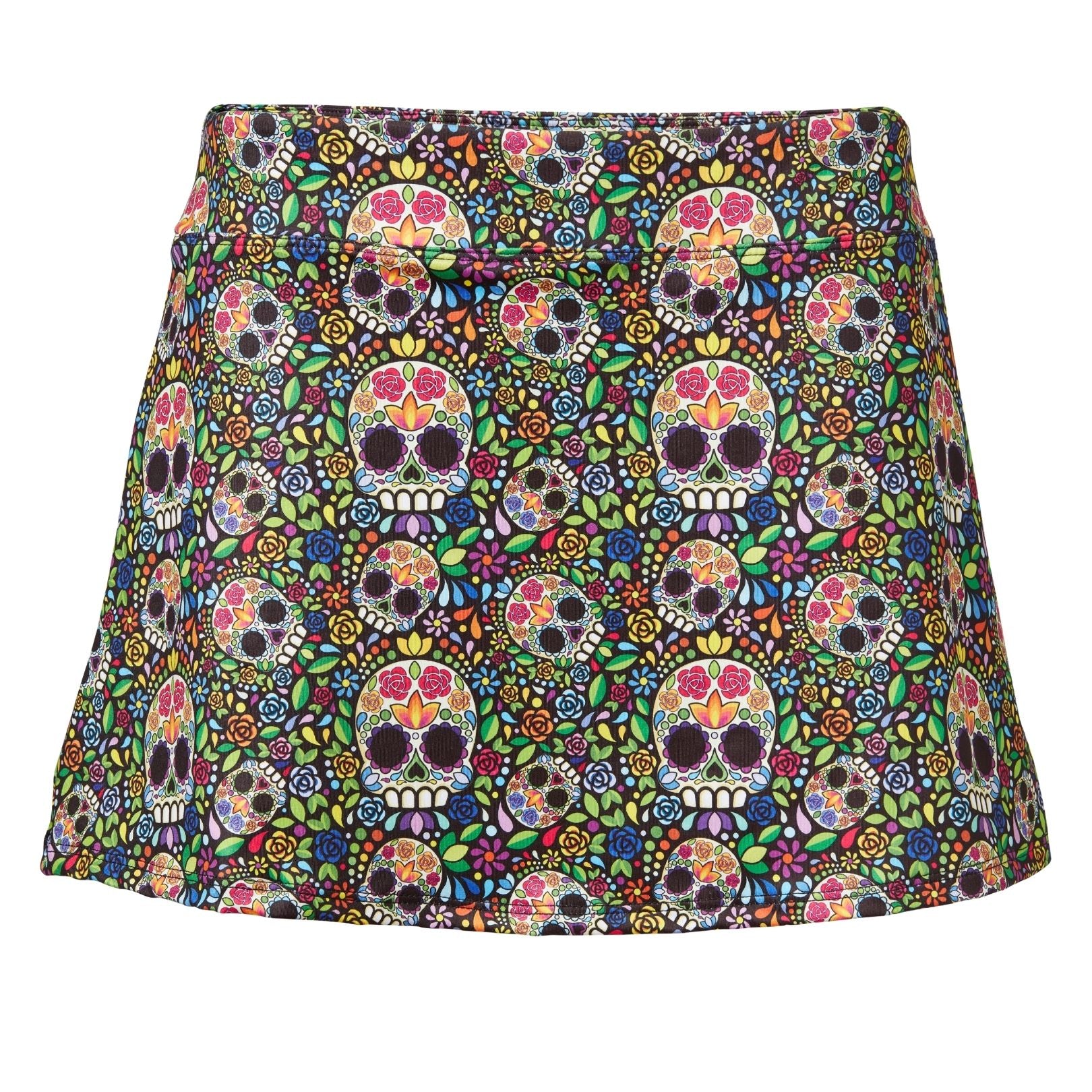 Pickleball Pocket Skirt-Dia De Los Muertos