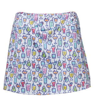 Open image in slideshow, Pickleball Pocket Skirt-Happy Hour
