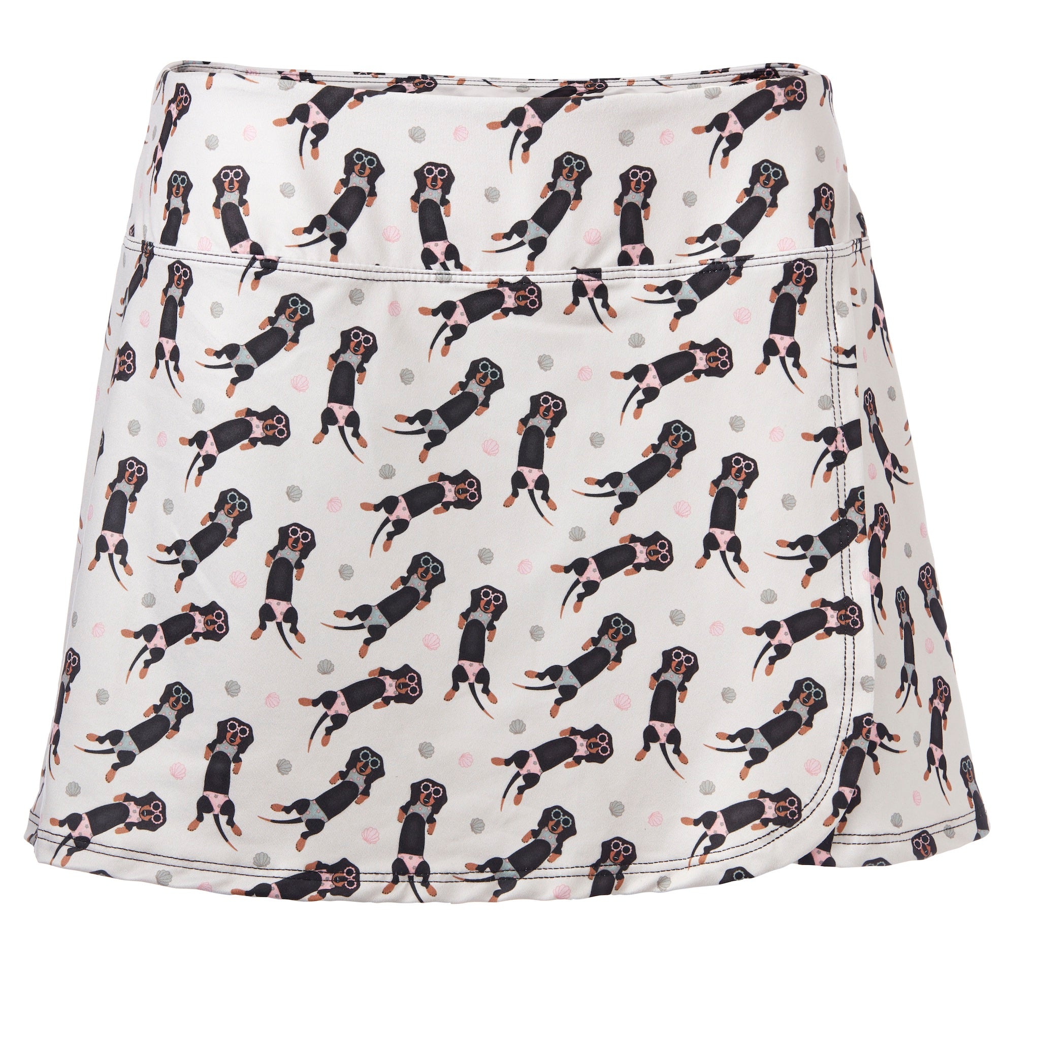 Tee Time Skirt-Hot Dogs