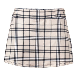 Open image in slideshow, Tee Time Skirt-Subtle Plaid
