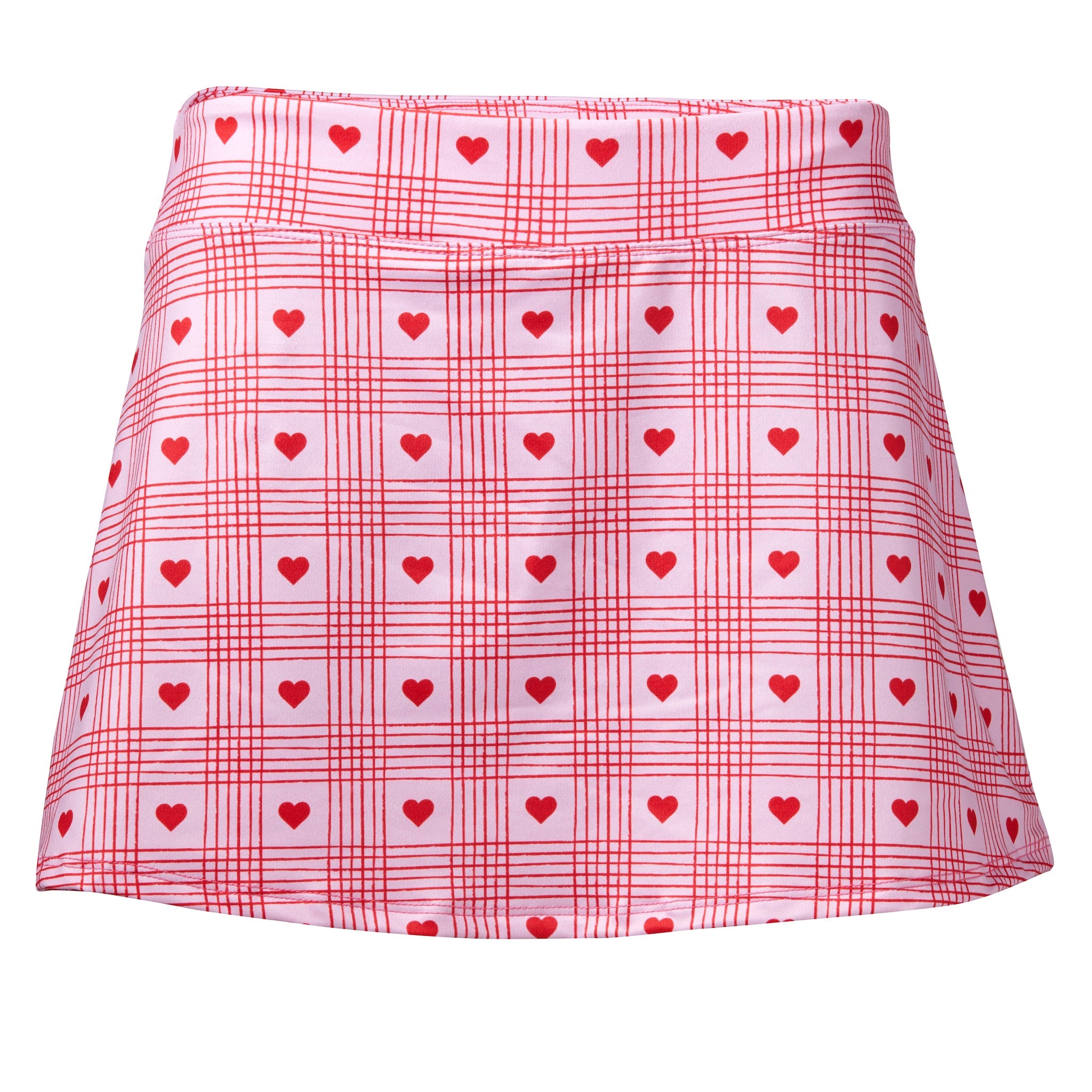 Sassy Skirt-Valentine Plaid