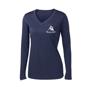 Open image in slideshow, Custom Nauti But Nice Navy Volley V-Neck
