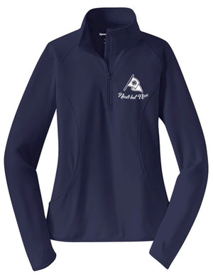Open image in slideshow, Custom &quot;Nauti But Nice&quot; Navy Match Point Pullover
