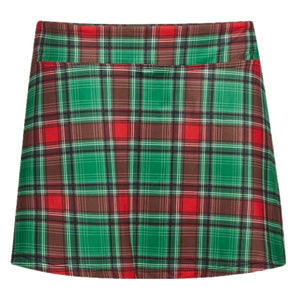 Open image in slideshow, Sassy Skirt-Green Christmas Plaid (Holiday Collection)
