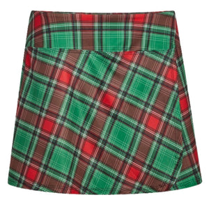 Open image in slideshow, Crush Skirt-Green Christmas Plaid (Holiday Collection)
