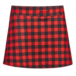 Open image in slideshow, Sassy Skirt-Red/Black Buffalo Plaid (Holiday Collection)
