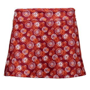 Open image in slideshow, Sassy Skirt-Burgundy Bursts
