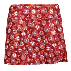 Open image in slideshow, Crush Skirt-Burgundy Bursts
