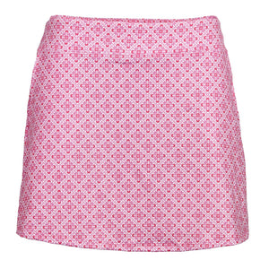 Pickleball Pocket Skirt-Pink Geo