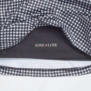 Sassy Skirt-Black and White Gingham