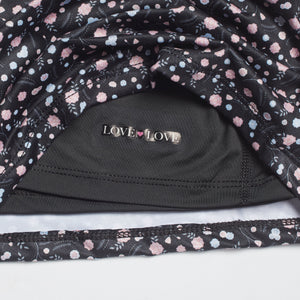 Crush Skirt-Biker Floral