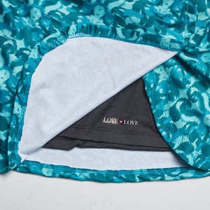 Crush Skirt-Turquoise Tapestry