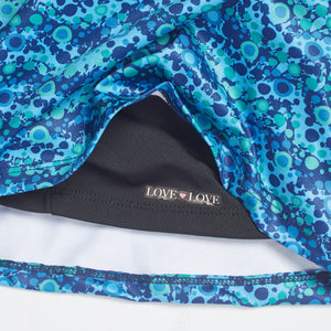 Sassy Skirt-Blue Bubbles