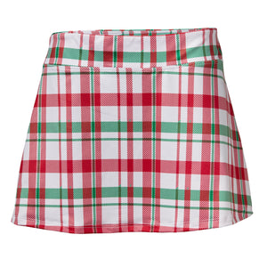 Open image in slideshow, Sassy Skirt-White Holiday Plaid (Holiday Collection)
