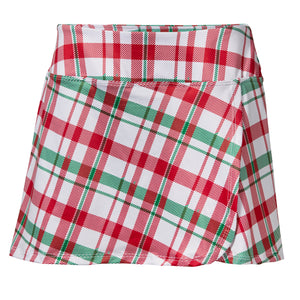 Open image in slideshow, Crush Skirt- White Holiday Plaid (Holiday Collection)
