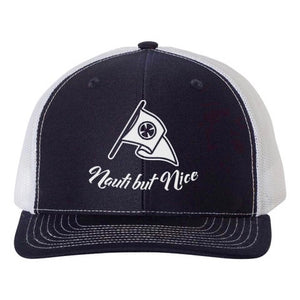 Open image in slideshow, Custom Nauti But Nice Navy Hat
