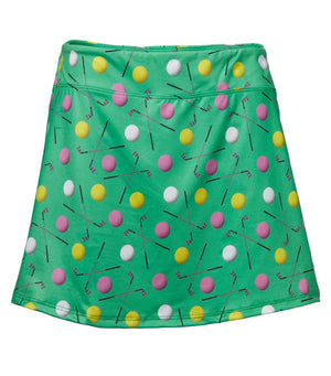 Open image in slideshow, Tee Time Skirt-Spring Greens

